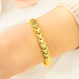 European Vintage Triangle 18KT Bracelet BE198