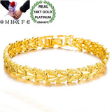 European Vintage Triangle 18KT Bracelet BE198