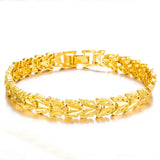 European Vintage Triangle 18KT Bracelet BE198