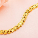 European Vintage Triangle 18KT Bracelet BE198