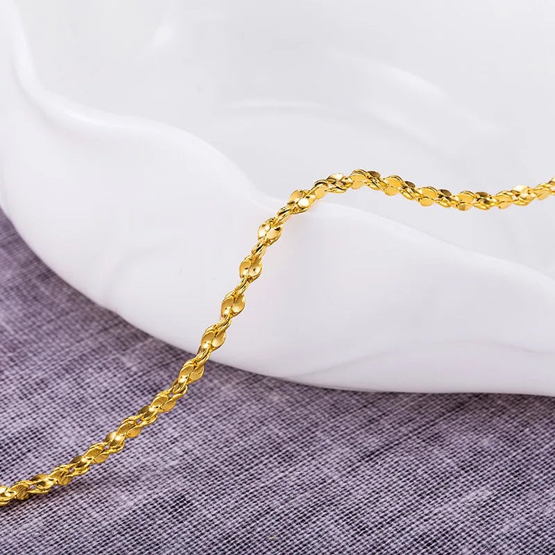 OMHXFC Vintage Twisted Beads 18KT Bracelet BE192