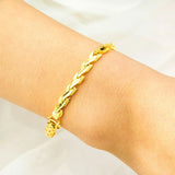 OMHXFC Vintage V Shape 18KT Bracelet BE197