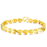 OMHXFC Vintage V Shape 18KT Bracelet BE197