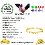 OMHXFC Vintage V Shape 18KT Bracelet BE197