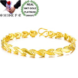 OMHXFC Vintage V Shape 18KT Bracelet BE197