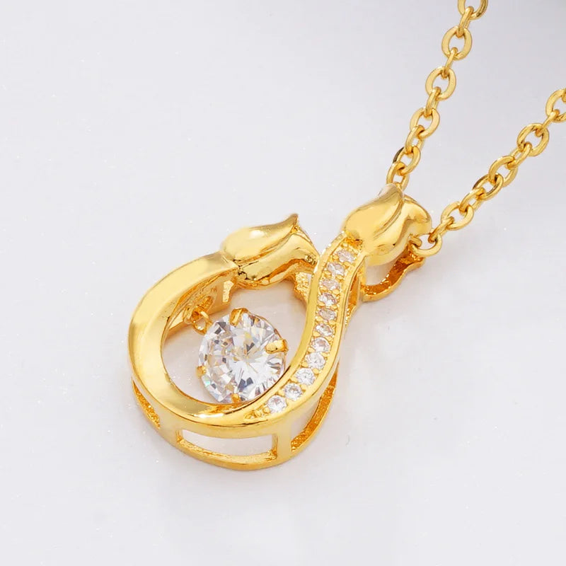 OMHXFC 18KT Pendant Necklace NL93