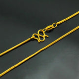 European Woman Party Gift Real 18KT Chain Necklace