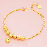 European Woman Party Wedding Lucky Beads Key Purse Pendant Bracelet