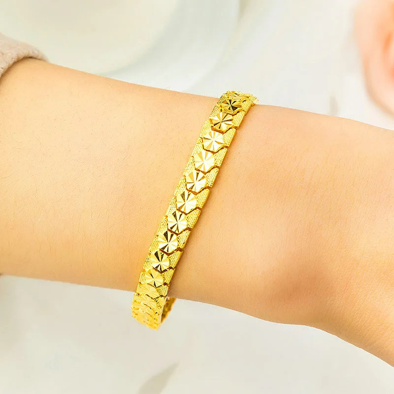 OMHXFC Vintage Wide Watch 18KT Bracelets BE171