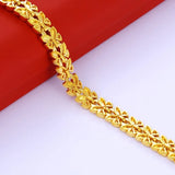 OMHXFC Vintage Leaves 18KT Bracelet ES32