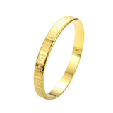 European Great Wall 24KT Bangle Bracelet ES166