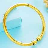 European Woman Girl Open Bangles 18KT Bracelets BE57