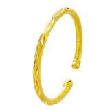 European Woman Girl Open Bangles 18KT Bracelets BE57