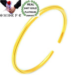 Bohemia Blank 24KT Open Bangles Bracelets BE117