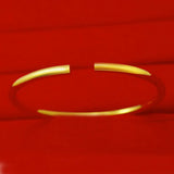 Bohemia Blank 24KT Open Bangles Bracelets BE117