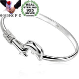 European Woman Party Wedding Gift Dolphin 925 Silver Bangles