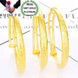 European Woman Party Wedding Gift 18KT Bangles Bracelets BE25