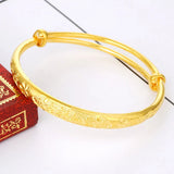 European Woman Party Wedding Gift 18KT Bangles Bracelets BE25