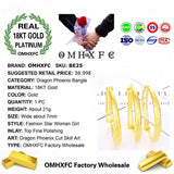 European Woman Party Wedding Gift 18KT Bangles Bracelets BE25
