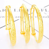 European Woman Party Wedding Gift 18KT Bangles Bracelets BE25