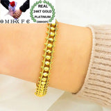 OMHXFC Fish Bone Link 24KT Bracelet BE260