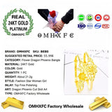 European 24KT Open Bangles Bracelets Gift