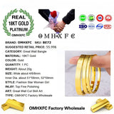 European Party Wedding Gift Great Wall 18KT Bangles Bracelets BE72