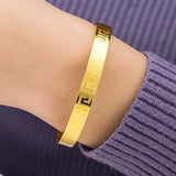 European Party Wedding Gift Great Wall 18KT Bangles Bracelets BE72