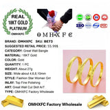 European Great Wall 18KT Bangles Bracelets BE73