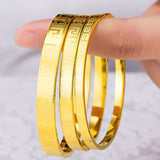 European Party Wedding Gift Great Wall 18KT Bangles Bracelets BE72