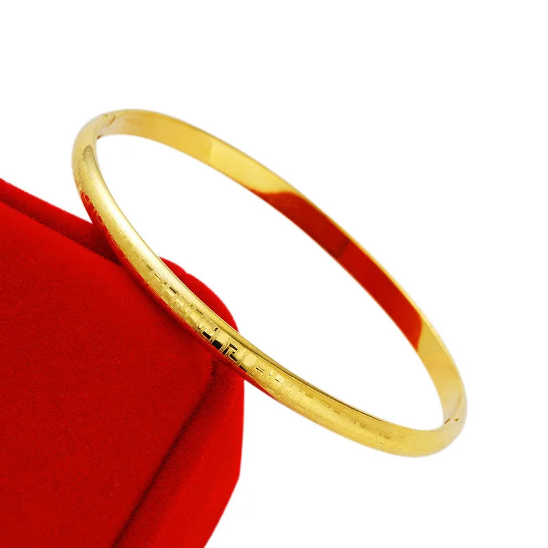 European Great Wall 18KT Bangles Bracelets BE73