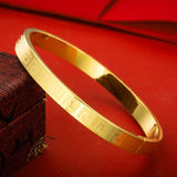 European Party Wedding Gift Great Wall 18KT Bangles Bracelets BE72