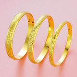 European Great Wall 18KT Bangles Bracelets BE73