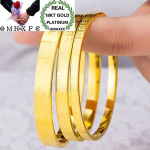 European Party Wedding Gift Great Wall 18KT Bangles Bracelets BE72