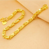 OMHXFC Heart Link 24KT Bracelets BE248