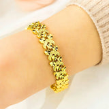 European Woman Party Heart Link 24KT Bracelets