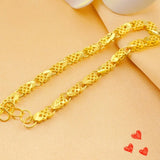 OMHXFC Heart Link 24KT Bracelets BE248