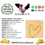 OMHXFC Heart Link 24KT Bracelets BE248