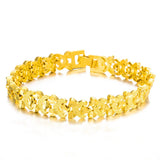 European Woman Party Heart Link 24KT Bracelets