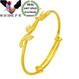 European Rose 24KT Bangles Bracelets BE133