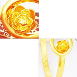 European Girl Party Gift Sakura 18KT Bangles Bracelets BE65