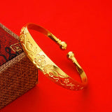 OMHXFC European Woman Open Bangles Bracelets BE35