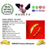 OMHXFC European Woman Open Bangles Bracelets BE35