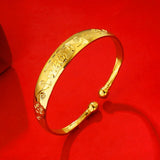 OMHXFC European Woman Open Bangles Bracelets BE35