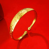 OMHXFC European Woman Open Bangles Bracelets BE35