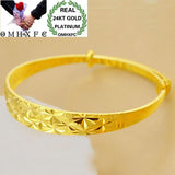 European Woman Party Bangles Full Stars 24KT BE92