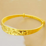 European Woman Party Bangles Full Stars 24KT BE92