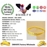 European Woman Party Bangles Full Stars 24KT BE92