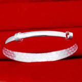 925 Sterling Silver Full Stars Bangles Bracelets