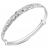 925 Sterling Silver Full Stars Bangles Bracelets
